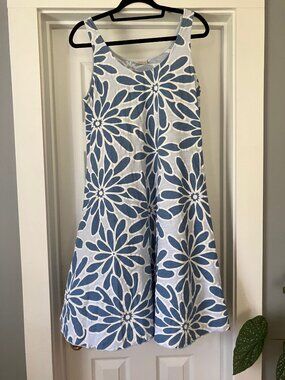 icantoo cotton dress Vintage iCanToo Cotton Midi Short Sleeve Orange Dress One Size USA MAUI  FISH
